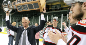 Do you need a CISO? - Celebrating hockey coach.