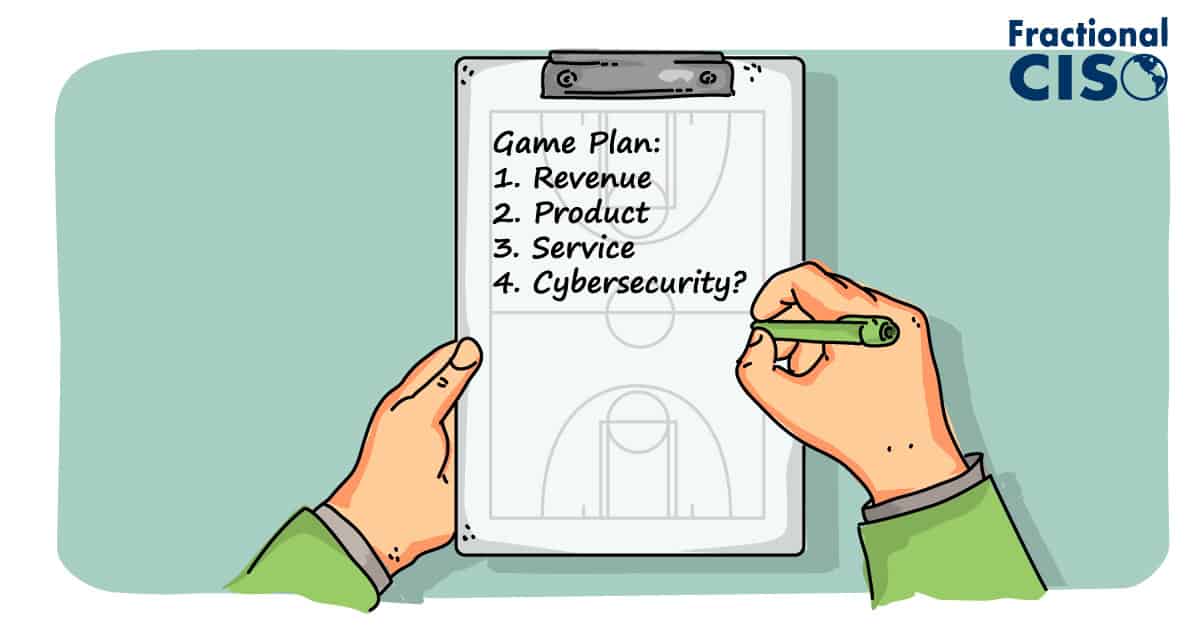 List of business action items: 1. Revenue. 2. Product. 3. Sevice. 4. Cybersecurity???